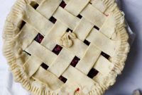Luscious Homemade Kirsch and Vanilla Cherry Pie