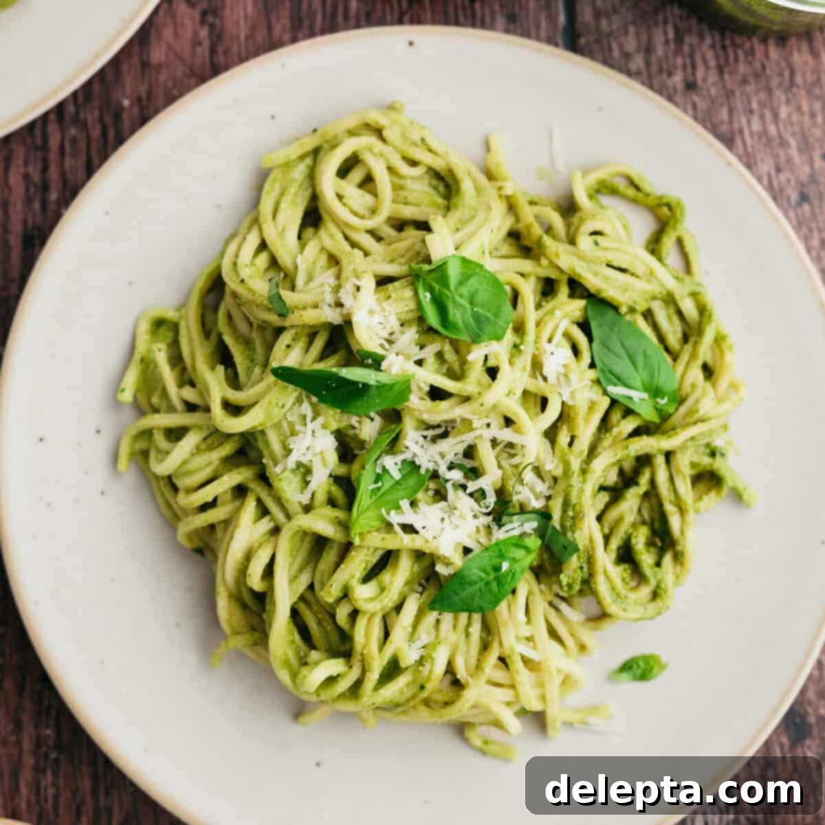 Homemade Pesto Pasta 1 featured 12277