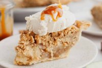 Rustic Oat Topped Apple Pie