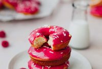 Vanilla Dream Doughnuts with a Raspberry Kiss