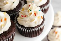 Velvet Chocolate Cupcakes with Tangy Cream Cheese Swirl