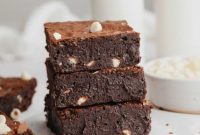 Effortlessly Fudgy White Chocolate Chip Brownies