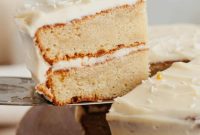 Brown Butter Cream Cheese Cardamom Cake