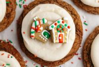 Velvet Gingerbread Cookies with Cream Cheese Frosting