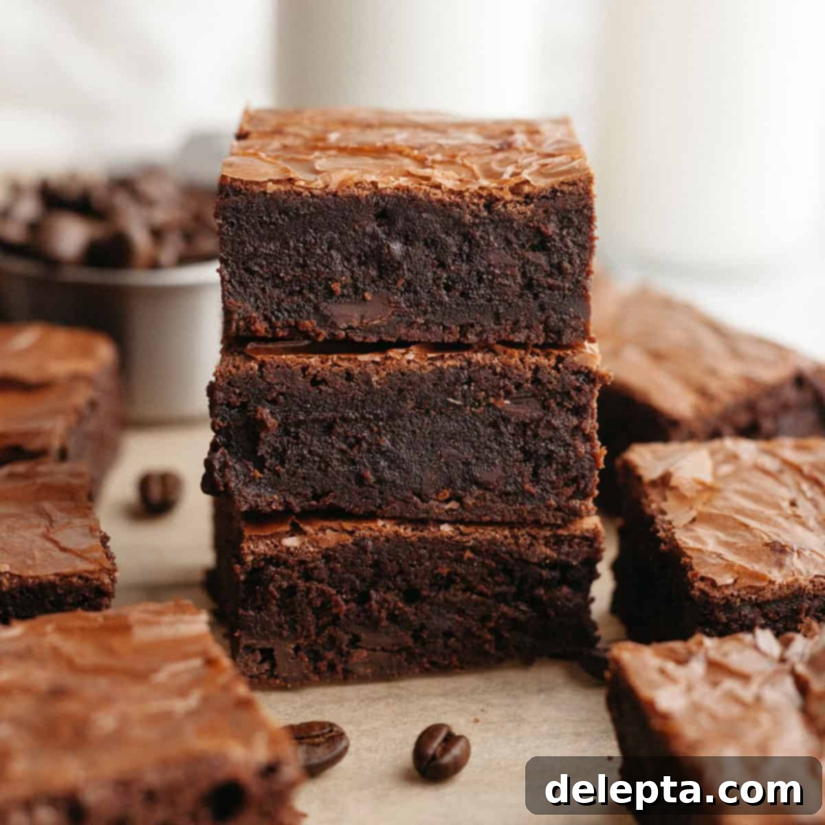 Easy One-Bowl Fudgy Espresso Brownies 1 featured 18951