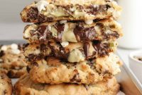 Pistachio Stuffed Chocolate Chip Delights