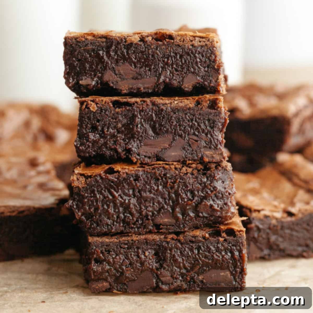 Decadent One Bowl Fudgy Brown Butter Espresso Brownies 1 featured 20036