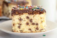 Double Chocolate Chip Sheet Cake