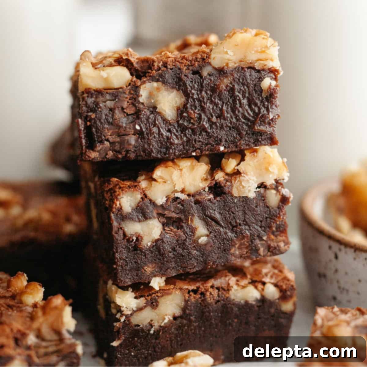 One Bowl Wonder Fudgy Walnut Brownies 1 featured 21202