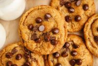 Nutty Brown Butter Pumpkin Chocolate Chip Cookies