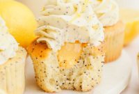 Sunshine Lemon Poppy Seed Cupcakes