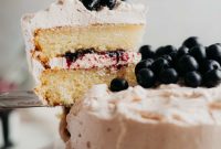 Blueberry Swirl Cake