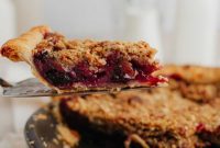 Homestyle Cherry Rhubarb Pie