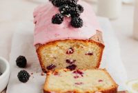 Vibrant Blackberry Lemon Loaf