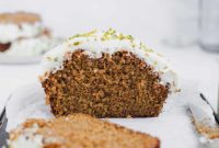 Autumn Zucchini Spice Loaf with Cloud Cream Cheese Frosting