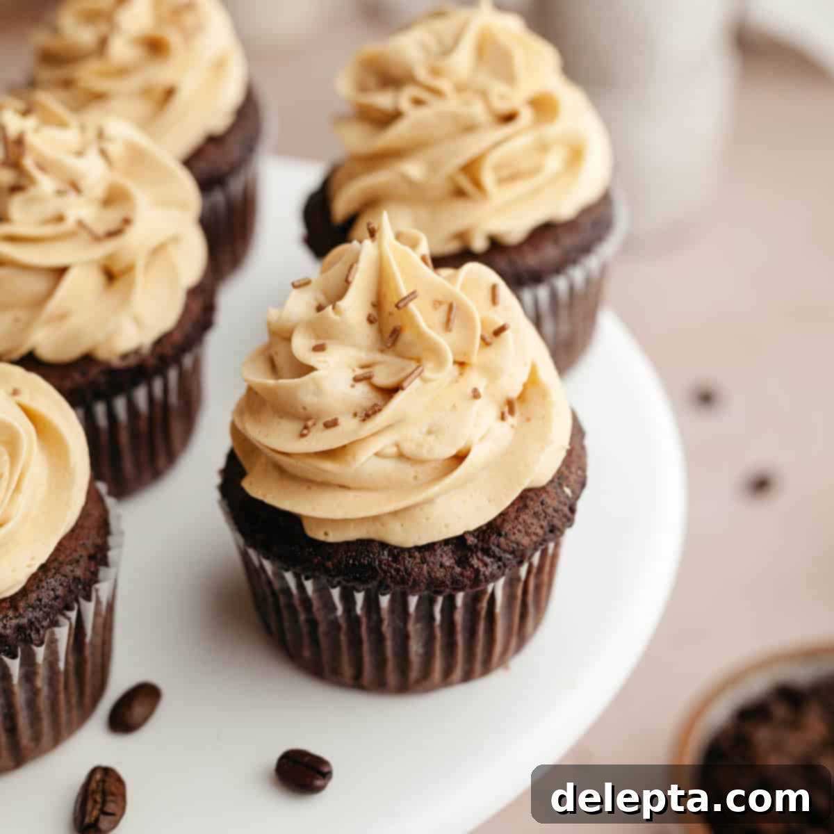 Effortlessly Moist Mocha Cupcakes with Espresso Buttercream 1 featured 3526