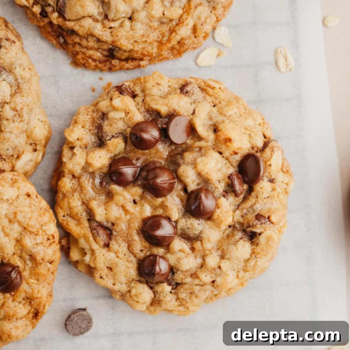 Irresistible Oatmeal Walnut Chocolate Chip Cookies 1 featured 389