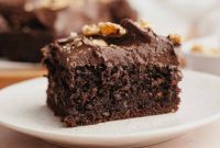 Simply Divine Moist Chocolate Walnut Cake