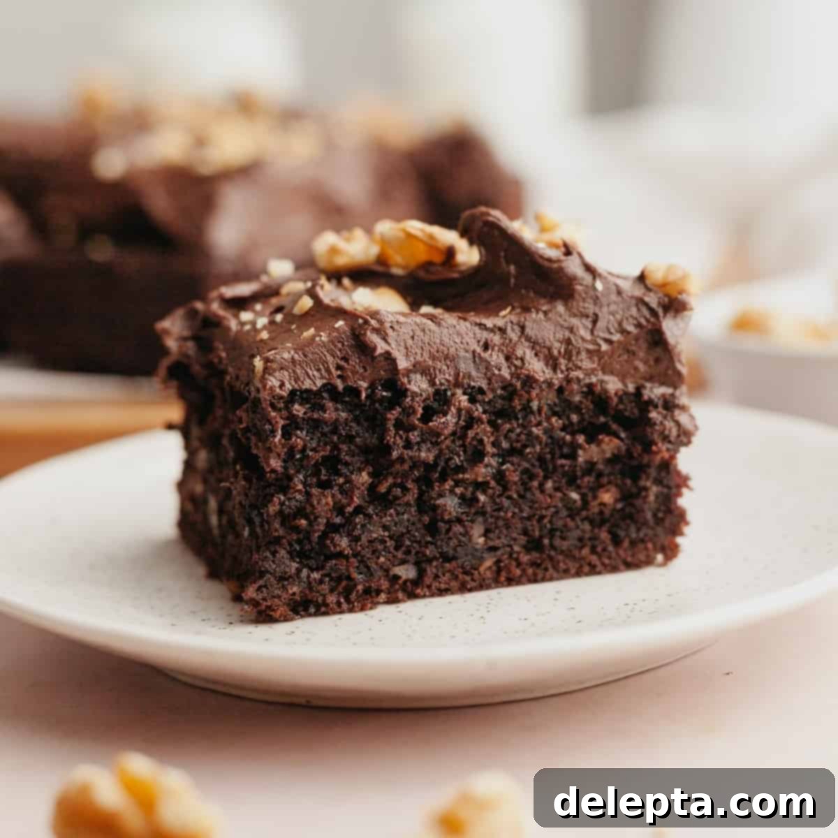 Simply Divine Moist Chocolate Walnut Cake 1 featured 4148