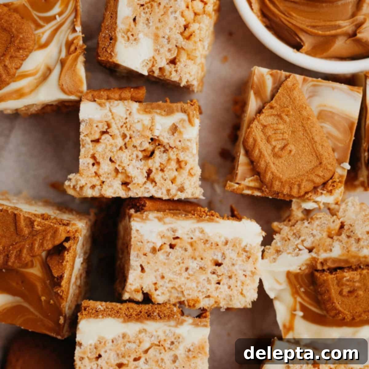 Ultimate Biscoff Krispie Bars 1 featured 4613