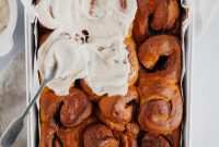 Warm Pumpkin Swirls with Brown Butter Glaze