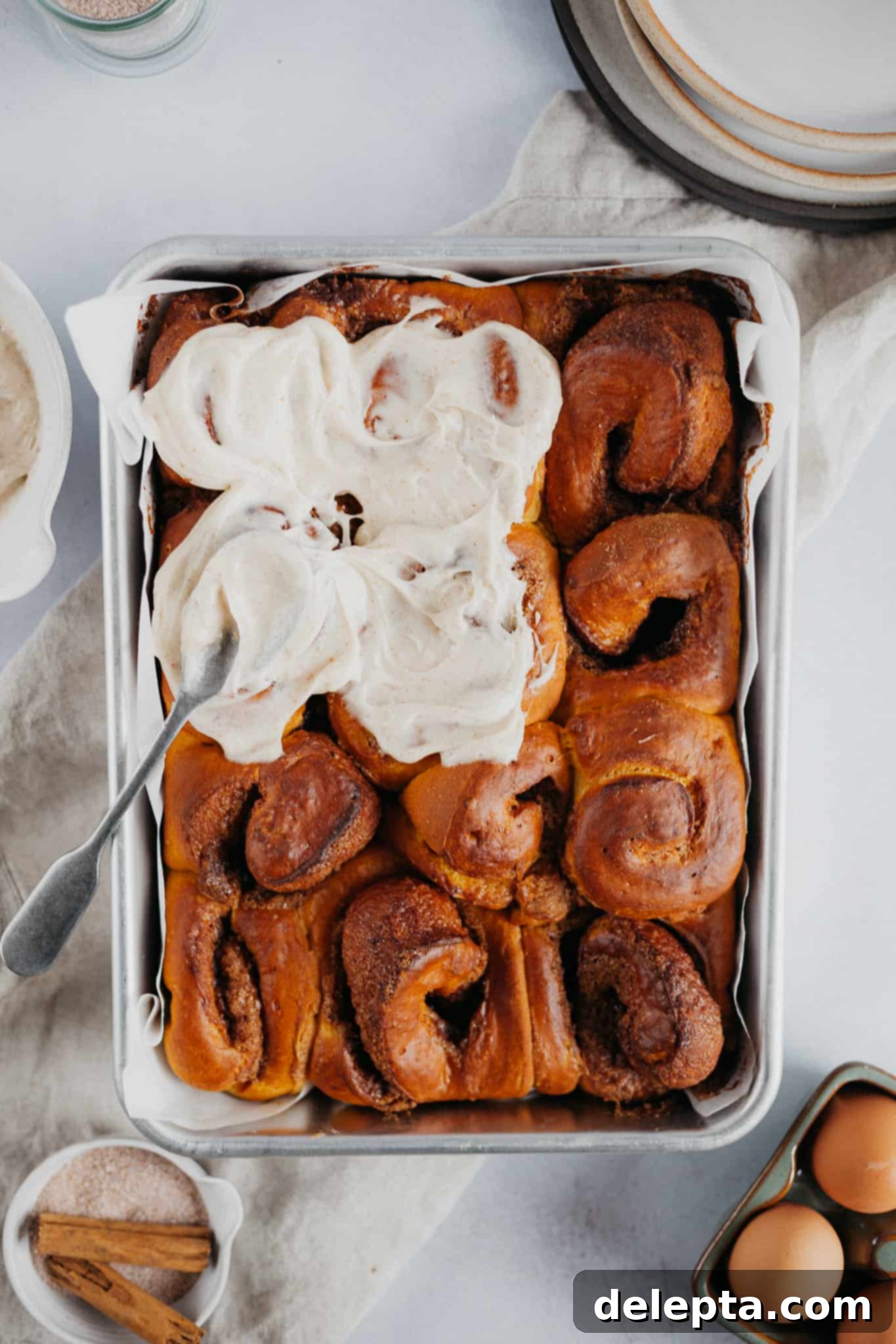 Warm Pumpkin Swirls with Brown Butter Glaze 1 featured 474