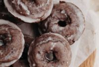 Decadent Glazed Chocolate Cake Doughnuts