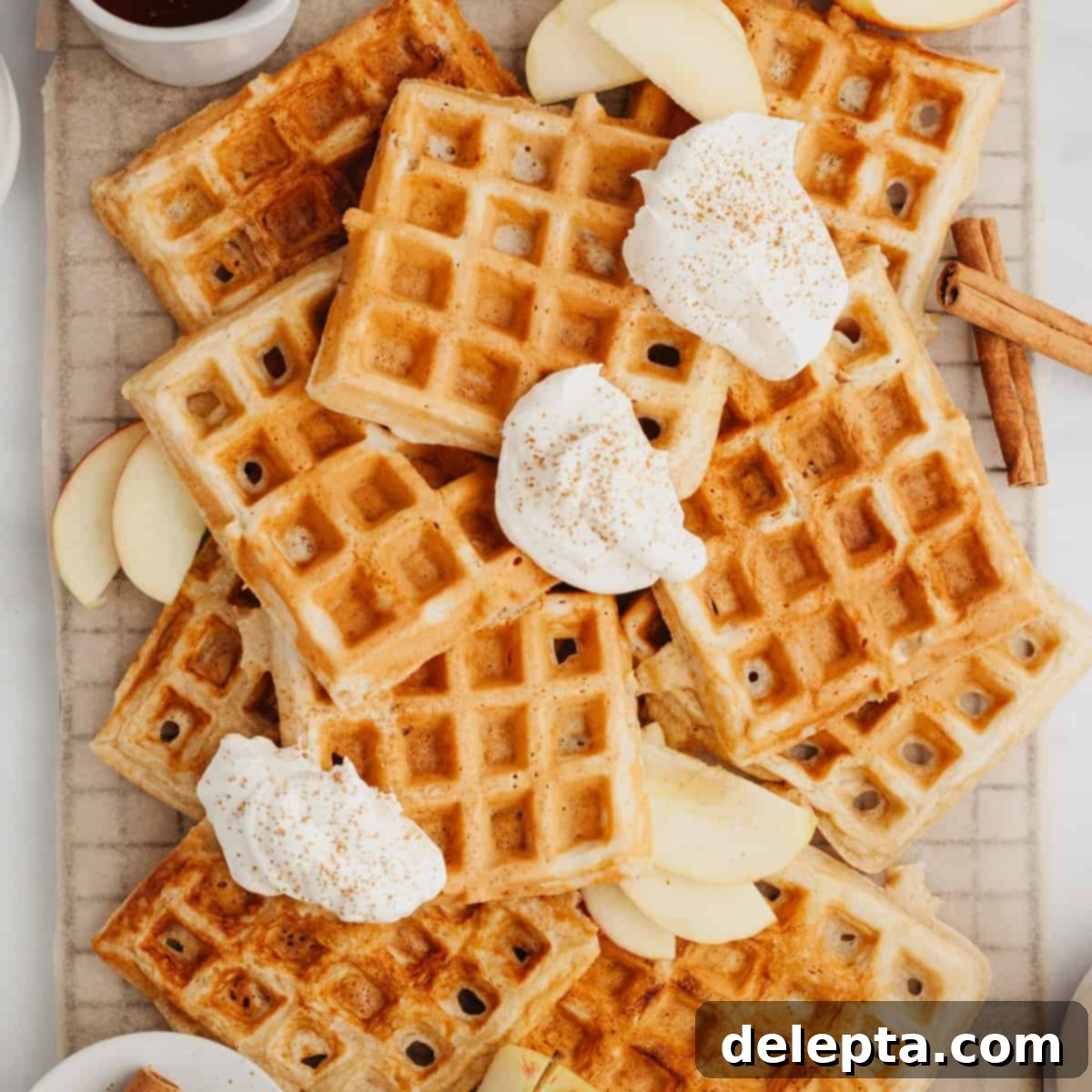 Apple Pie Waffles 1 featured 5078