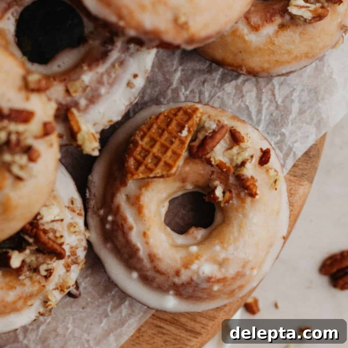Irresistible Baked Maple Doughnuts 1 featured 546