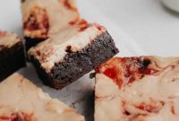 Irresistible Strawberry Cheesecake Brownies from Scratch