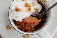 Warm Spiced Carrot Mug Delight