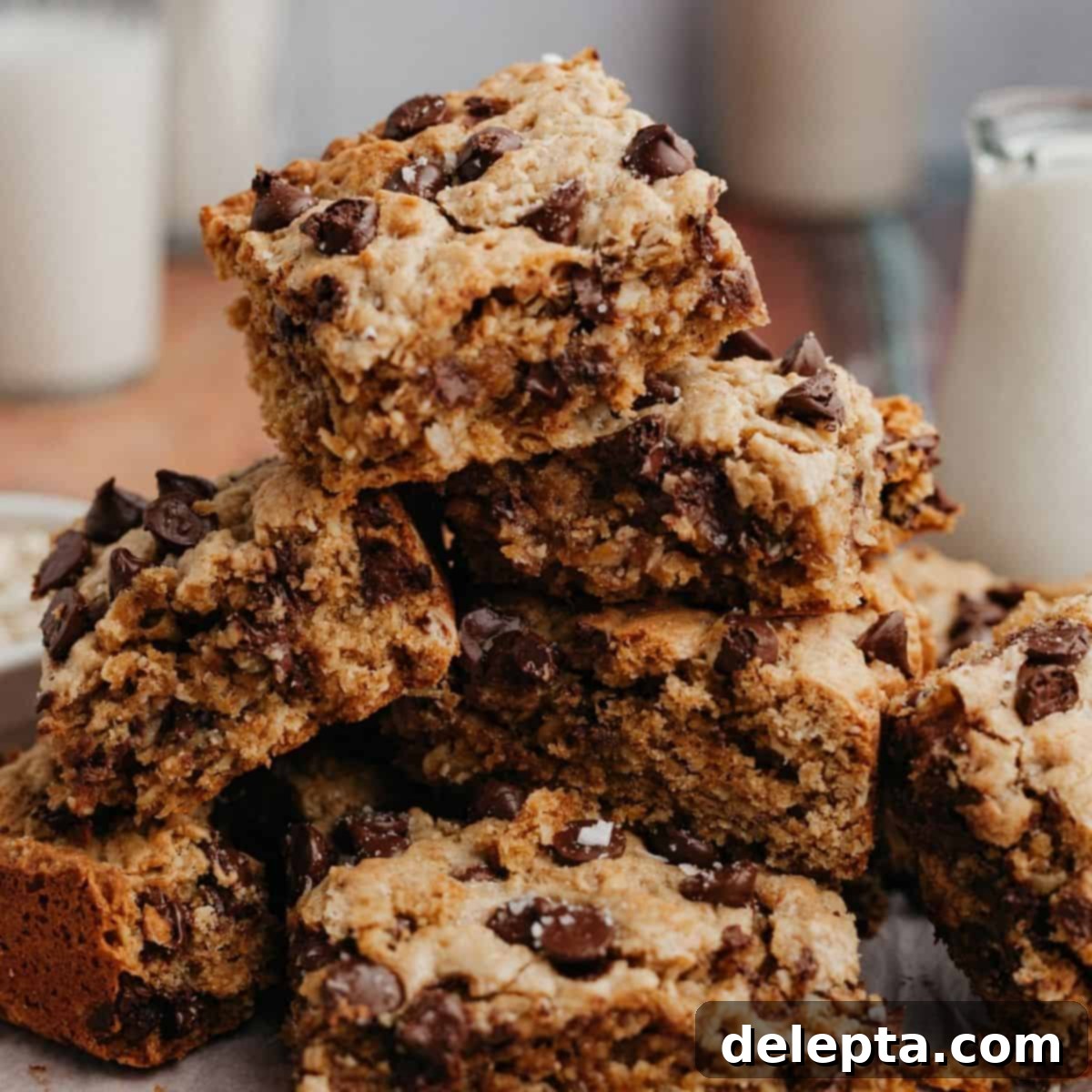 Chewy Peanut Butter Chocolate Chip Oat Bars 1 featured 6208 1