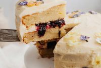 Zesty Lemon Blueberry Layer Cake