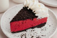 Decadent No-Bake Red Velvet Oreo Cheesecake