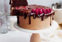 Chocolate Raspberry Drip Cake
