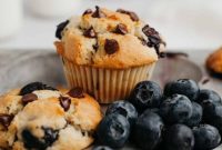 Ultimate Blueberry Chocolate Chip Muffins