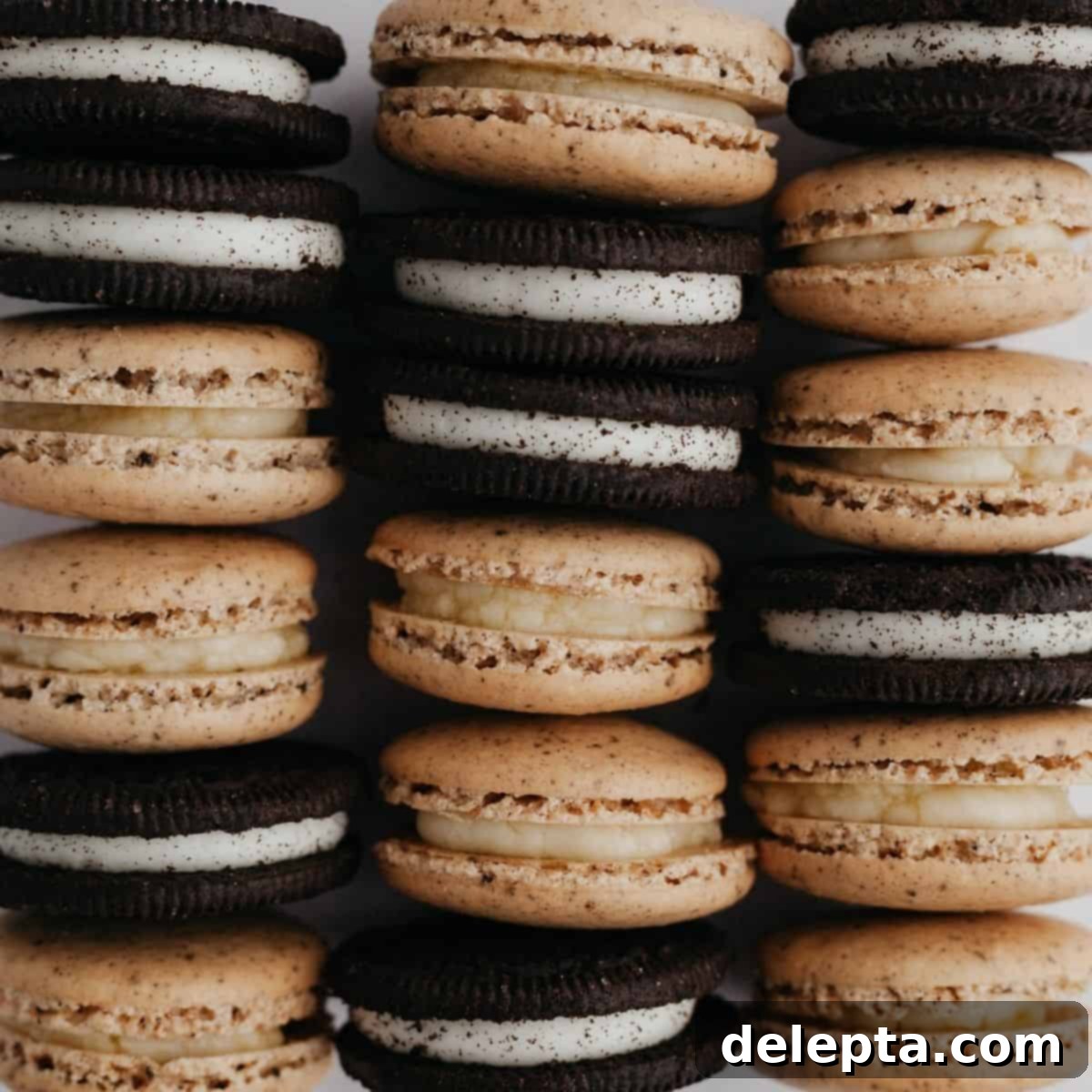 Cookies & Cream Macarons 1 featured 730