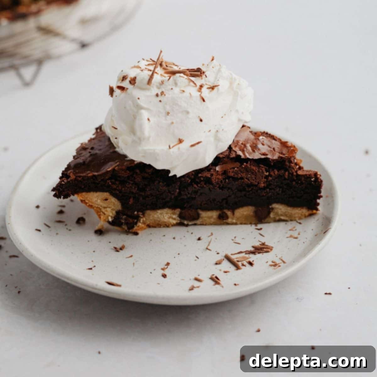 Fudgy Brownie Pie 1 featured 732