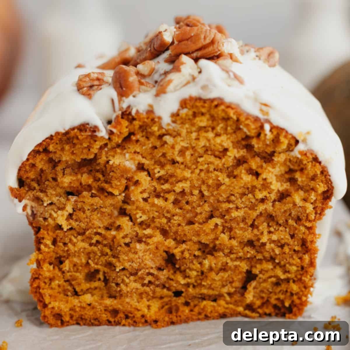 Velvet Pumpkin Loaf with Rich Cream Cheese Frosting 1 featured 8035