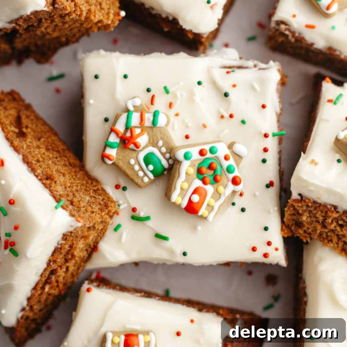Cozy Gingerbread Cake with Cream Cheese Frosting 1 featured 9040