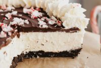 Candy Cane Crunch Cheesecake