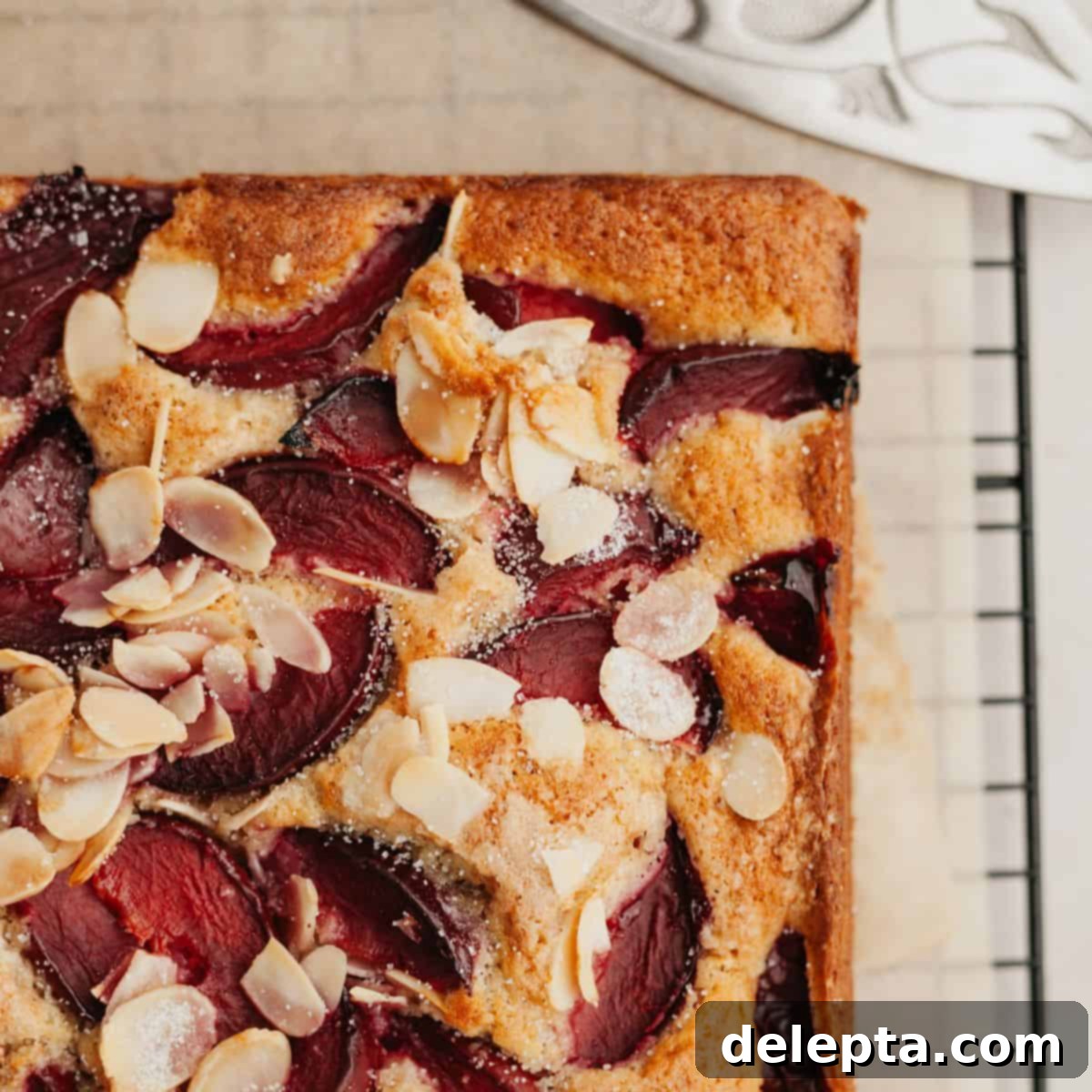 Luscious Plum and Yogurt One Bowl Cake 1 featured 9449