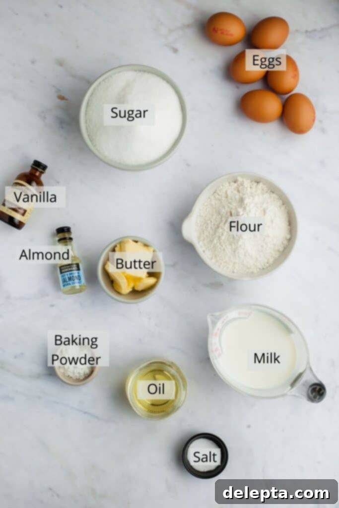 Ultimate Tiramisu Layer Cake 3 ingredients needed for tiramisu cake