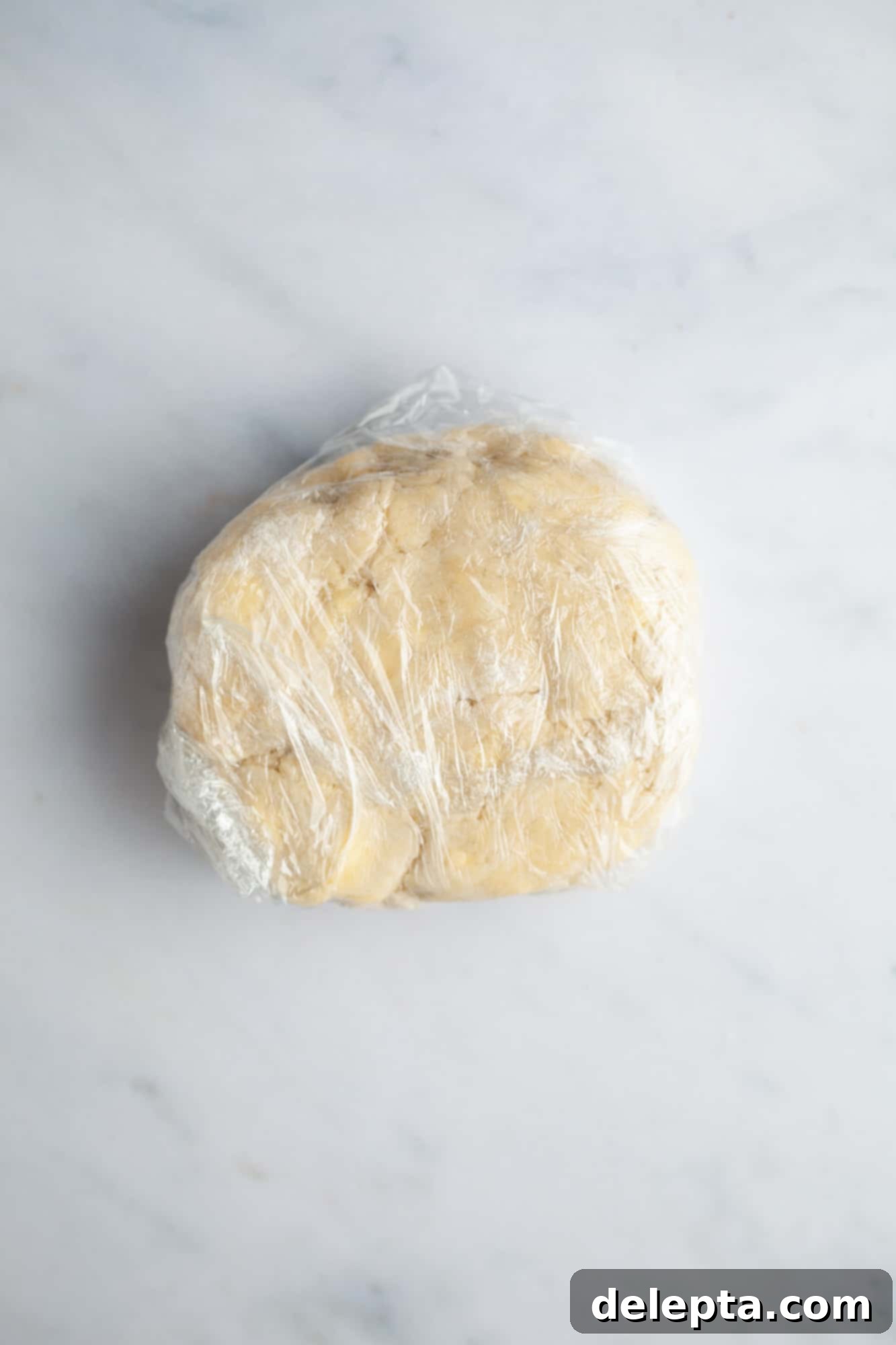 Homestyle Cherry Rhubarb Pie 8 Pie dough wrapped in plastic wrap