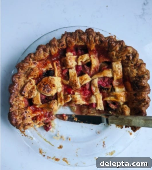 Frozen Strawberry & Rhubarb Pie 3 strawberry and rhubarb pie