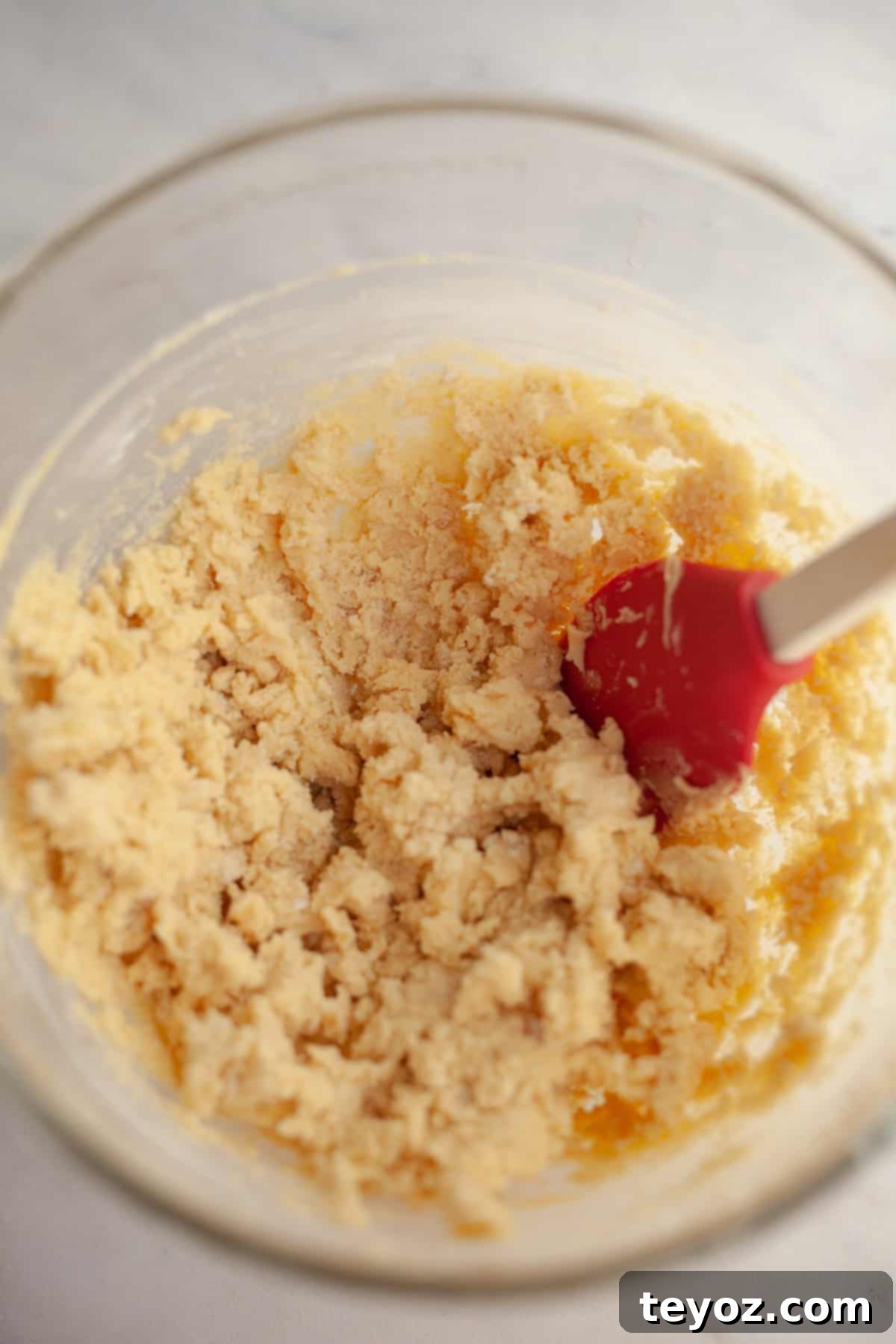 Double the Zing: Ginger Snap Delights 6 Cookie dough in a glass bowl.