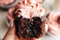 Decadent Chocolate Strawberry Cupcakes with Creamy Dream Cheese Frosting