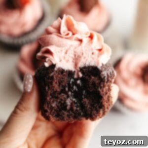 Chocolate Strawberry Cupcakes featured image